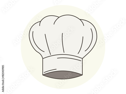 Chef hat icon. Restaurant icon design. Simple vector icon. Vector illustration.