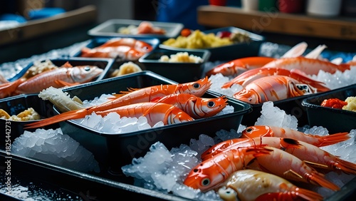 seafood on the market