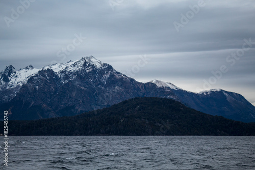 San Carlos de Bariloche Patagonia Argentina glacial lake Nahuel Huapi, next to the Andes Mountains