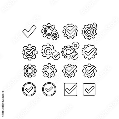 A grid of twenty simple black and white icons representing different styles of burgers and cheeseburgers.