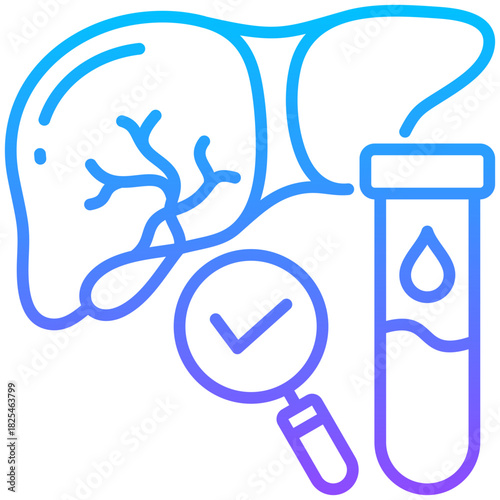 Liver Function Test Icon