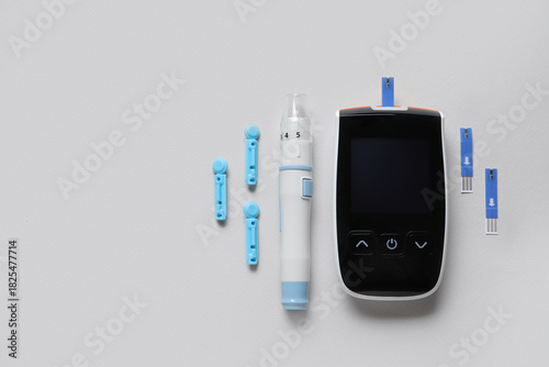 Glucometer, lancet pen, tes...
