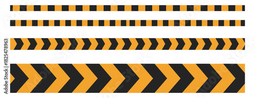 caution stripe vector illustration, yellow and black high-contrast warning tape, road signs, construction zones, safety alerts, hazard indicators, danger zones, industrial caution, repeatable vector g