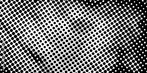 Bold Diagonal Halftone Dot Pop Art Texture Background. Futuristic Technology Concept. Eps 10