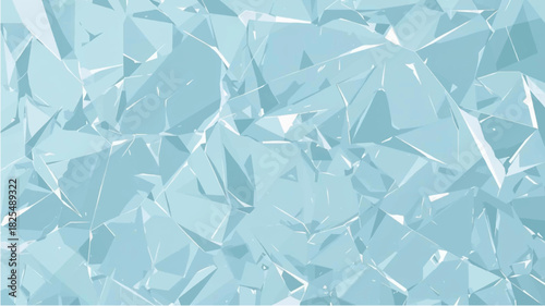 Abstract geometric shapes in shades of blue create a modern, crystalline background, perfect for digital design and artistic projects.