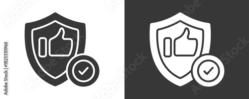 Reliability Icon Set Vector Collection Isolated In Black And White