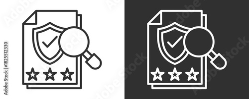Compliance Icon Set Vector Collection Isolated In Black And White
