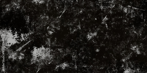 Scratched Grunge Urban Background Texture Vector .Dark grungy black textured of the black marble background. Worn surface. Grunge pattern of dust, dirt, scratches	
