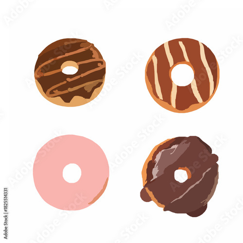 set of donuts