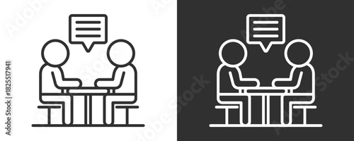 Brainstorming Icon Set Vector Collection Isolated In Black And White