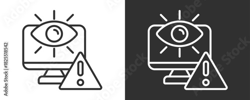 Eye Icon Set Vector Collection Isolated In Black And White