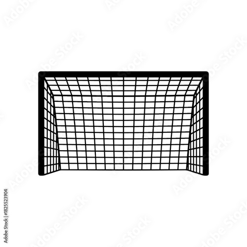 Score big with this soccer goal illustration, perfect for sports-themed designs, educational resources, or game-day promotions! Vector precision!