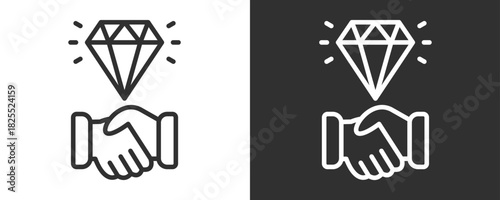 Relationship Icon Set Vector Collection Isolated In Black And White