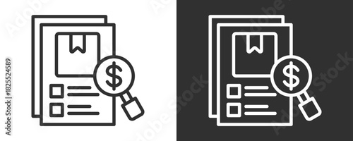 Document Icon Set Vector Collection Isolated In Black And White