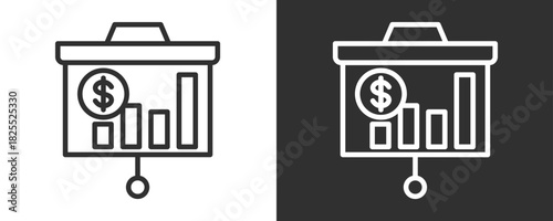 Increase Icon Set Vector Collection Isolated In Black And White