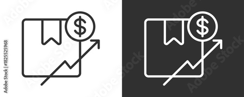 Selling Icon Set Vector Collection Isolated In Black And White