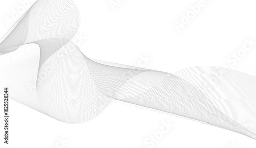 Abstract wave line. Digital frequency equalizer. digital Stylized line art background. Vector