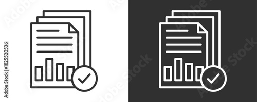 Approved Icon Set Vector Collection Isolated In Black And White