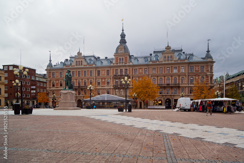 Panoramic view of Sundsvall City in northern Sweden, Scandinavia