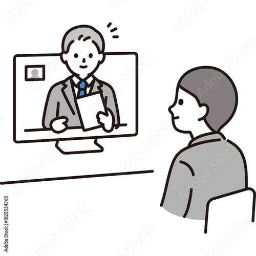 Online Interview Male