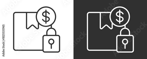 Package Icon Set Vector Collection Isolated In Black And White