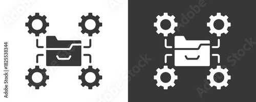 Repository Icon Set Multiple Style Collection