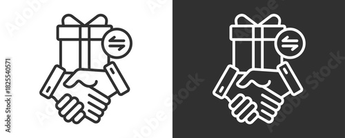 Trade Icon Set Vector Collection Isolated In Black And White