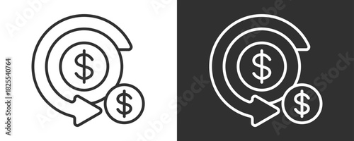Buyback Icon Set Vector Collection Isolated In Black And White