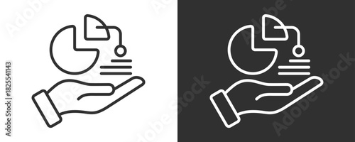 Analysis Icon Set Vector Collection Isolated In Black And White