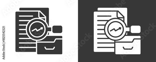 Analysis Icon Set Multiple Style Collection