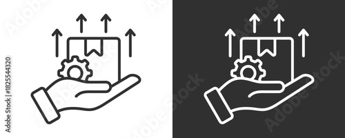 Product Development Icon Set Vector Collection Isolated In Black And White