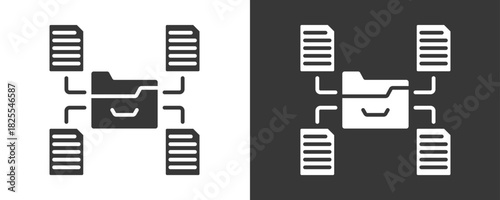 Data Modelling Icon Set Multiple Style Collection