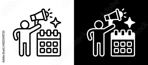 Marketing whiteblack icon