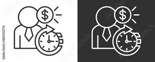 Resources Icon Set Vector Collection Isolated In Black And White