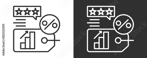 Sales Icon Set Vector Collection Isolated In Black And White