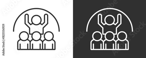 Inclusion Icon Set Vector Collection Isolated In Black And White