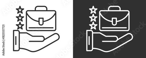 Professionalism Icon Set Vector Collection Isolated In Black And White