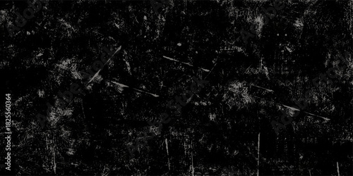 Urban texture vector distress grainy grungy effect background. Dark grungy black textured of the black marble background. Isolated Black on White Background. Dirty black and white grunge.