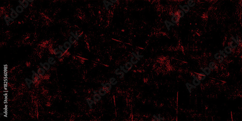 Abstract Beautiful luxury dark red and black grunge watercolor background. Red grunge wall texture winter love scratch the old wall vintage .Old vintage retro dark red concrete background .