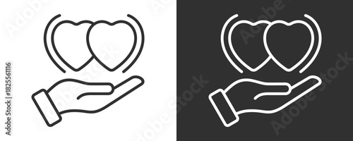 Respect Icon Set Vector Collection Isolated In Black And White