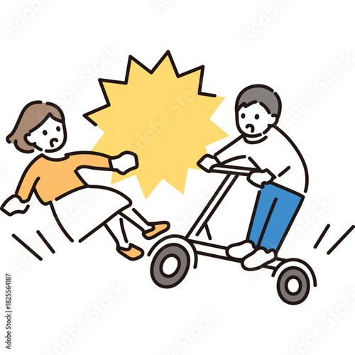 Electric Kickboard Accident