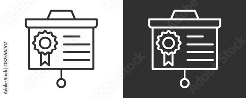 Standart Icon Set Vector Collection Isolated In Black And White