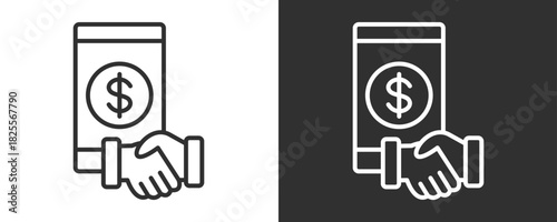 Trustworthiness Icon Set Vector Collection Isolated In Black And White