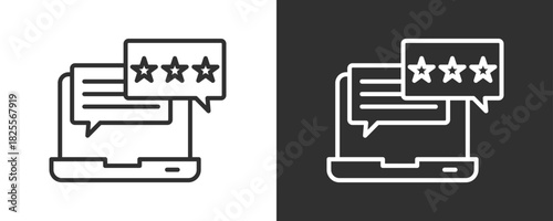 Communication Icon Set Vector Collection Isolated In Black And White