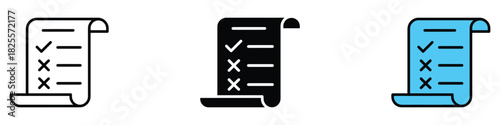Rules icon vector. task management, planning, completion. symbol. vector illustration.