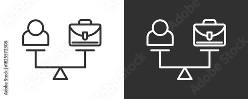 Fair Icon Set Vector Collection Isolated In Black And White