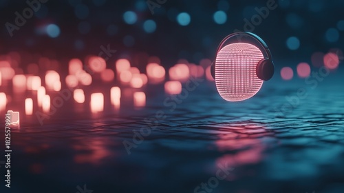 chat Chatbot Icon A speech bubble with a stylized chatbot graphic and a headset, representing customer service, online assistance, and 24/7 support.