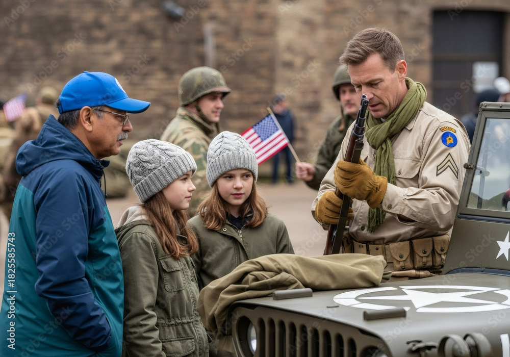 Fototapeta premium Transmission Historique et Mémoire Collective 