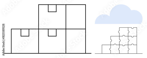 Cloud inventory management. Cloud systems optimize inventory storage and box organization. Cloud platforms streamline warehouse logistics, storage, and supply chain needs. For e-commerce, logistics