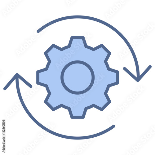 Consistency Blue Icon